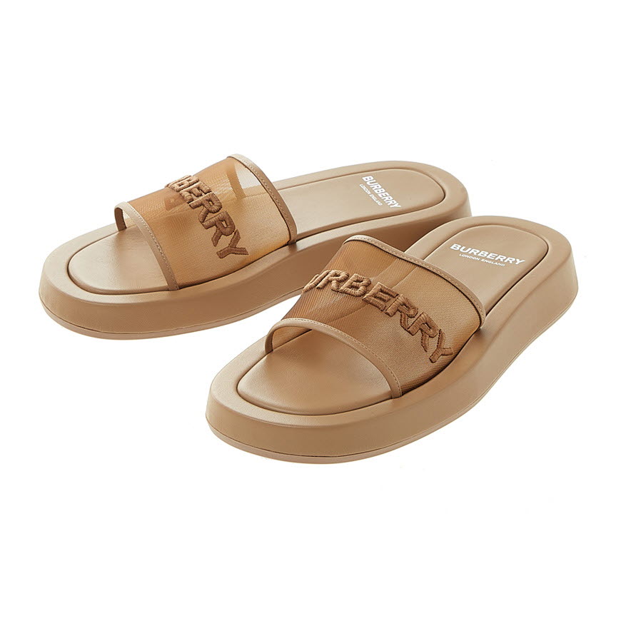 Buckingham mesh logo band slides