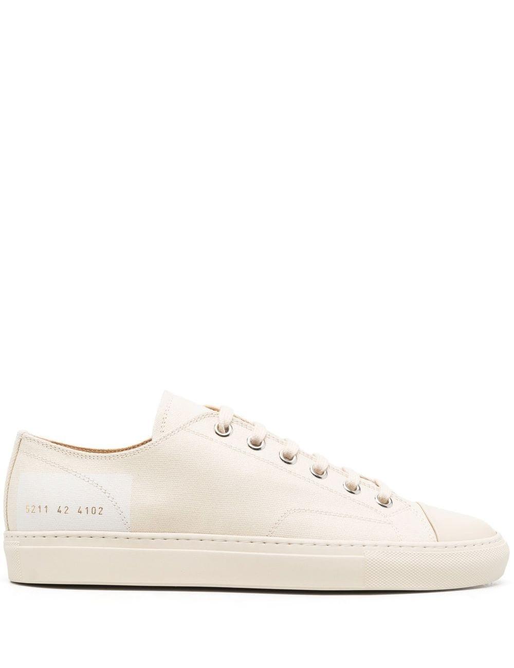 Tournament low-top canvas sneakers