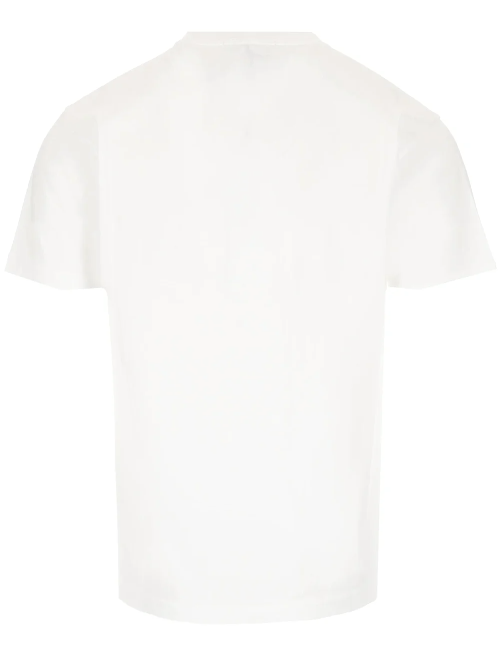 Stone Island Logo Patch Crewneck T-Shirt In White