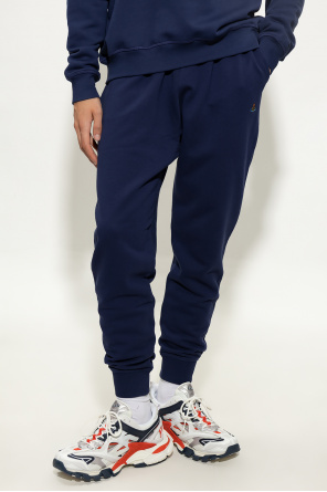 VIVIENNE WESTWOOD NAVY BLUE SWEATPANTS WITH LOGO