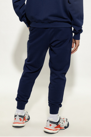 VIVIENNE WESTWOOD NAVY BLUE SWEATPANTS WITH LOGO