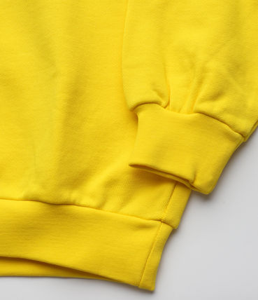EMBROIDERED HOODIE - Yellow