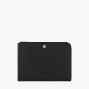 Grain Gusset Clutch Bag Large