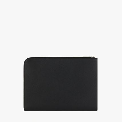 Grain Gusset Clutch Bag Large