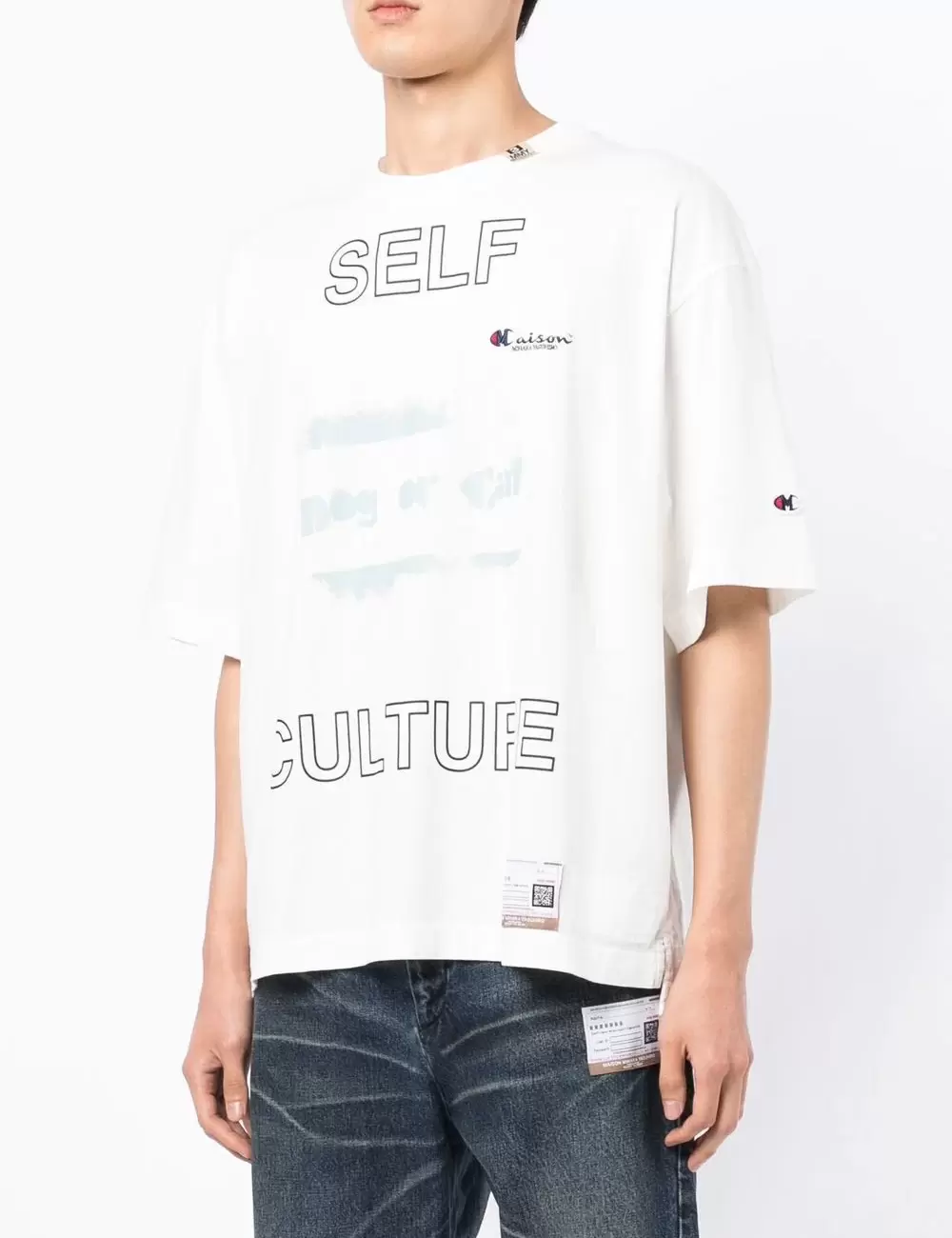 Text-print T-shirt