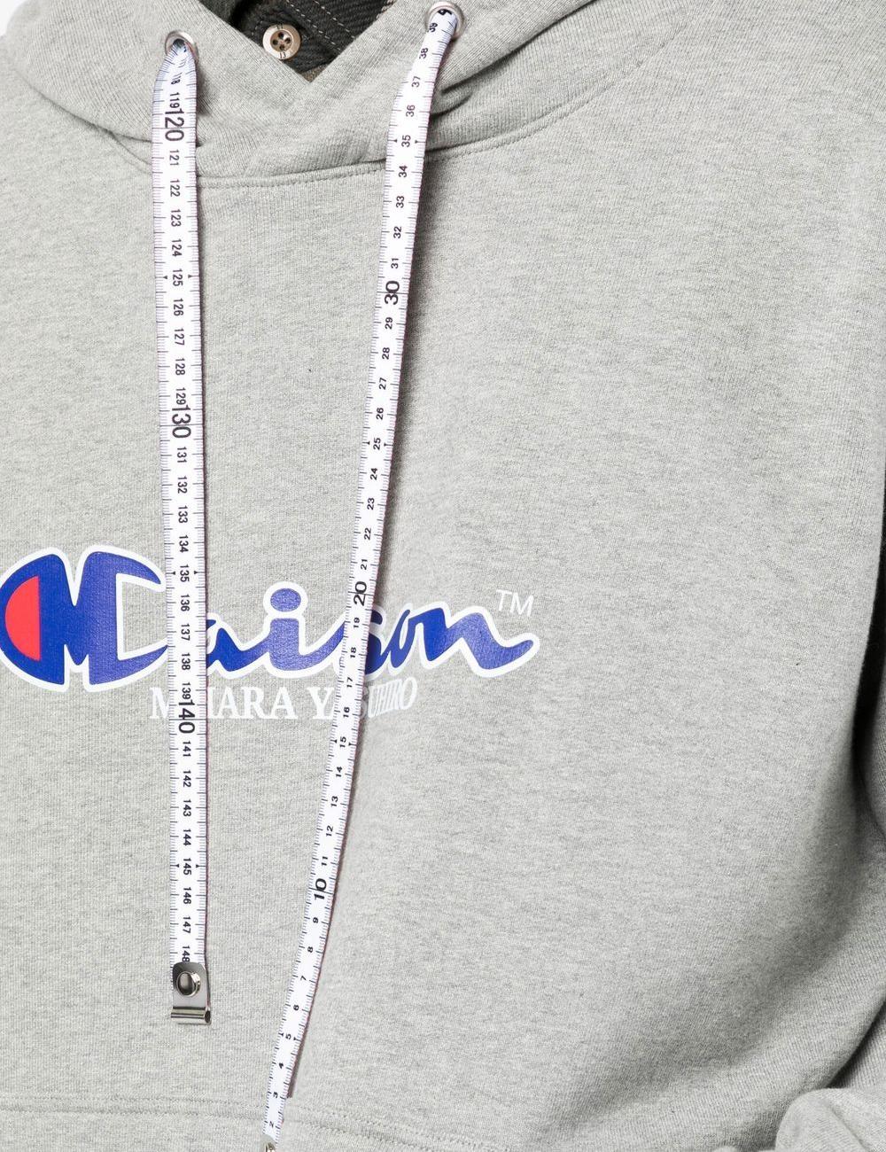 Logo-print drawstring hoodie