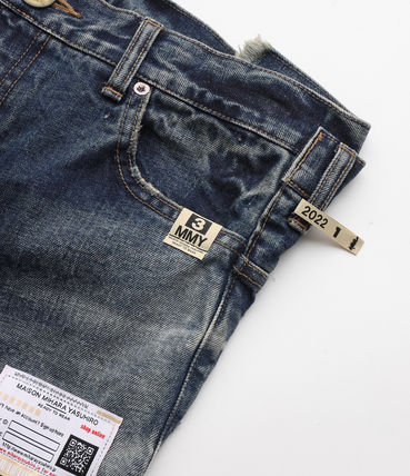 Slide piece denim underwear