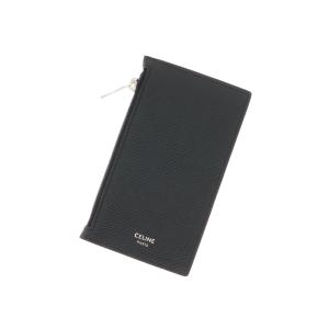  CELINE Saffiano Plain Leather Logo Card Holders 