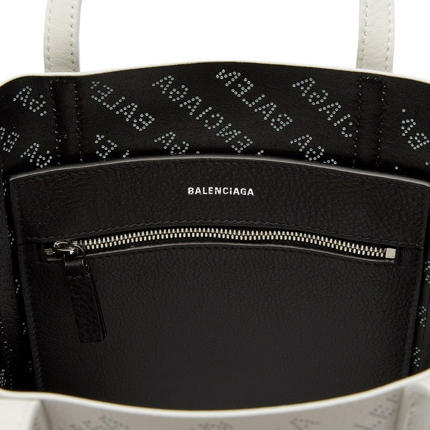 Balenciaga Everyday 2x Small Logo Perforated Tote 'White'