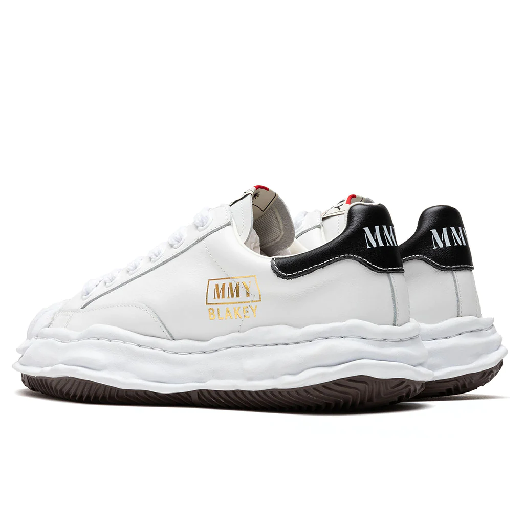 MAISON MIHARA YASUHIRO BLAKEY LOW LEATHER - WHITE