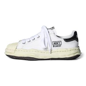 BLAKEY- Original sole canvas Low-Top sneakers Vintage like Sole White