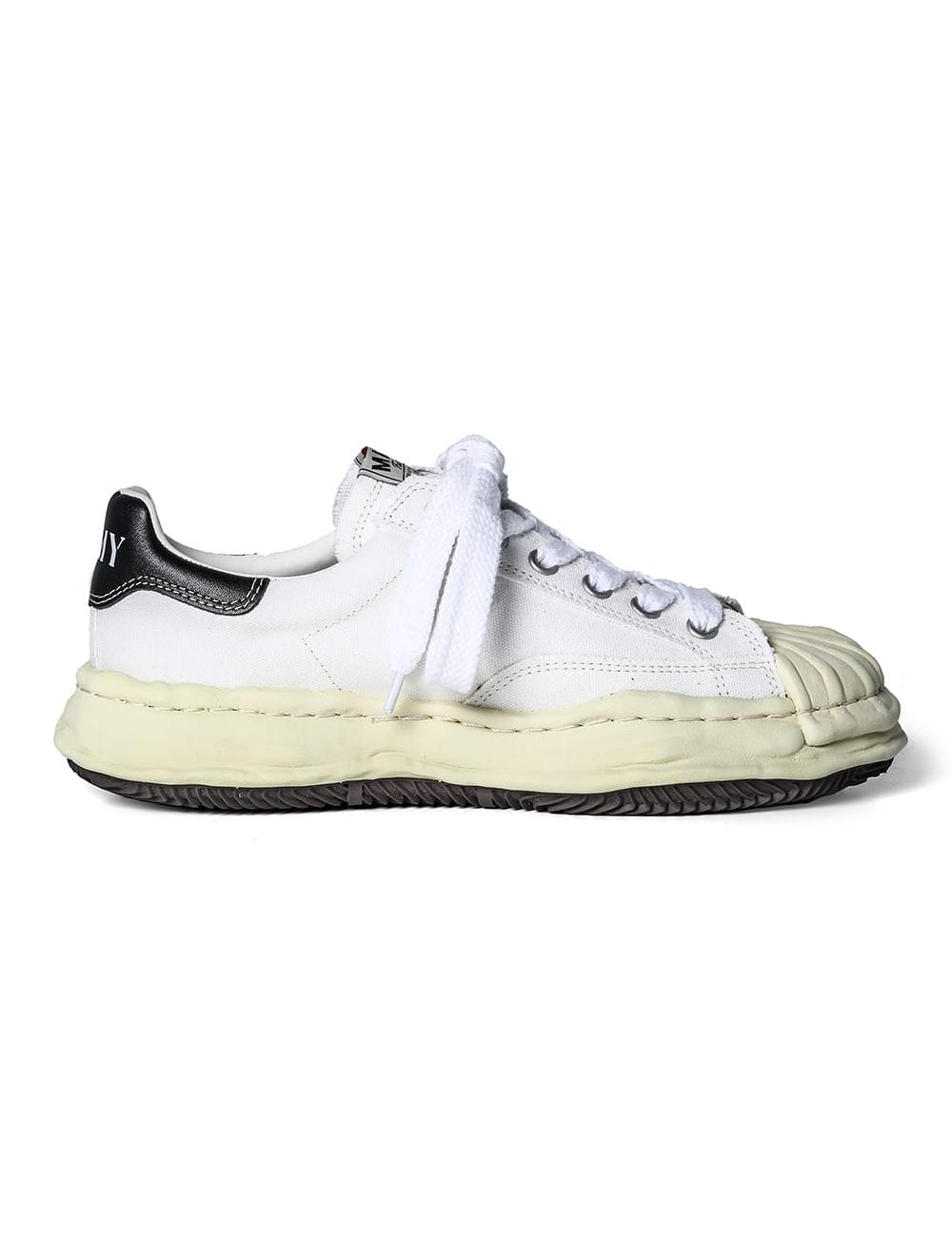 BLAKEY- Original sole canvas Low-Top sneakers Vintage like Sole White