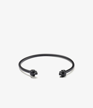 ALEXANDER MCQUEEN BLACK SKULL MOTIF BRACELET