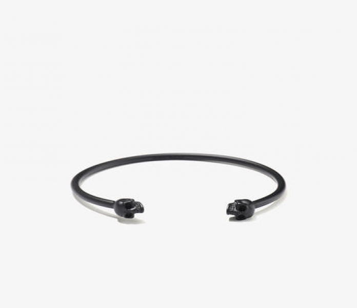 ALEXANDER MCQUEEN BLACK SKULL MOTIF BRACELET