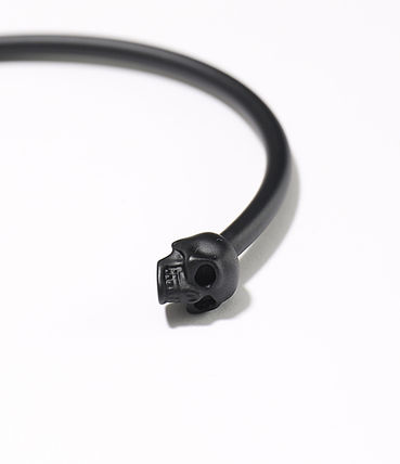 ALEXANDER MCQUEEN BLACK SKULL MOTIF BRACELET