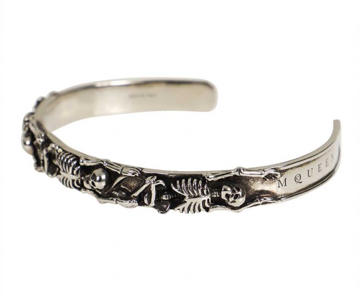 DANCING SKELETON Bracelet - Silver