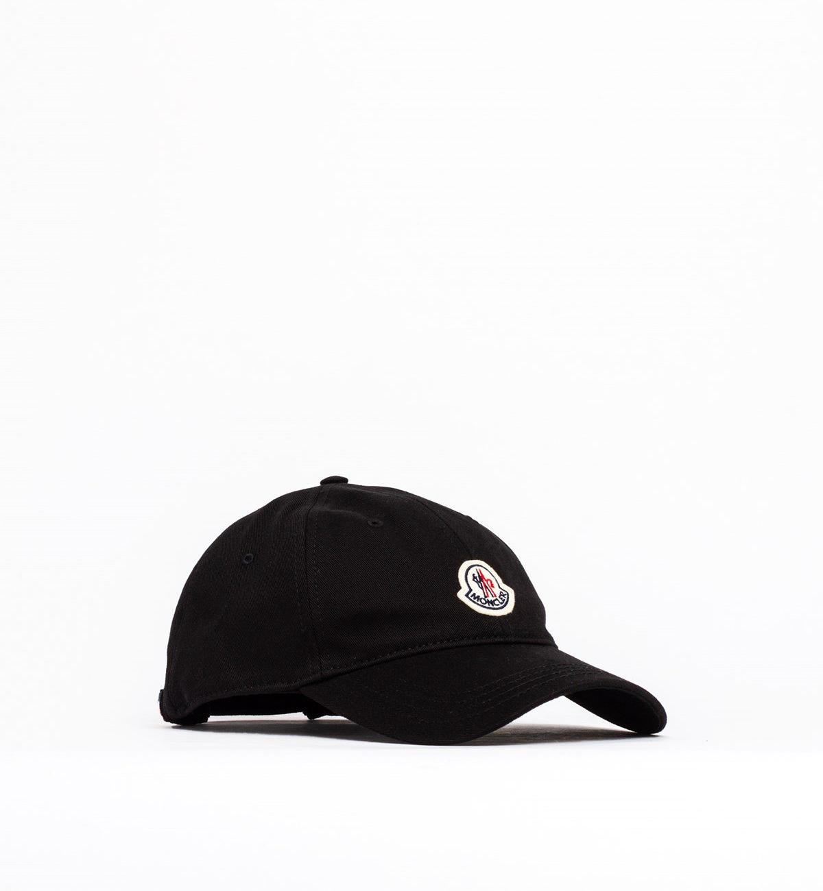 Moncler Logo Baseball Cap Black 