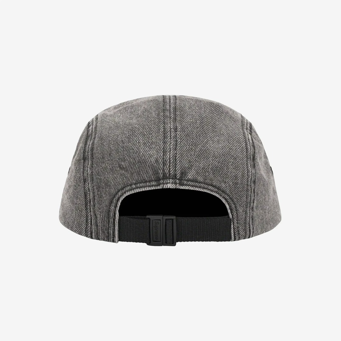 Supreme Denim Camp Cap Washed Black 