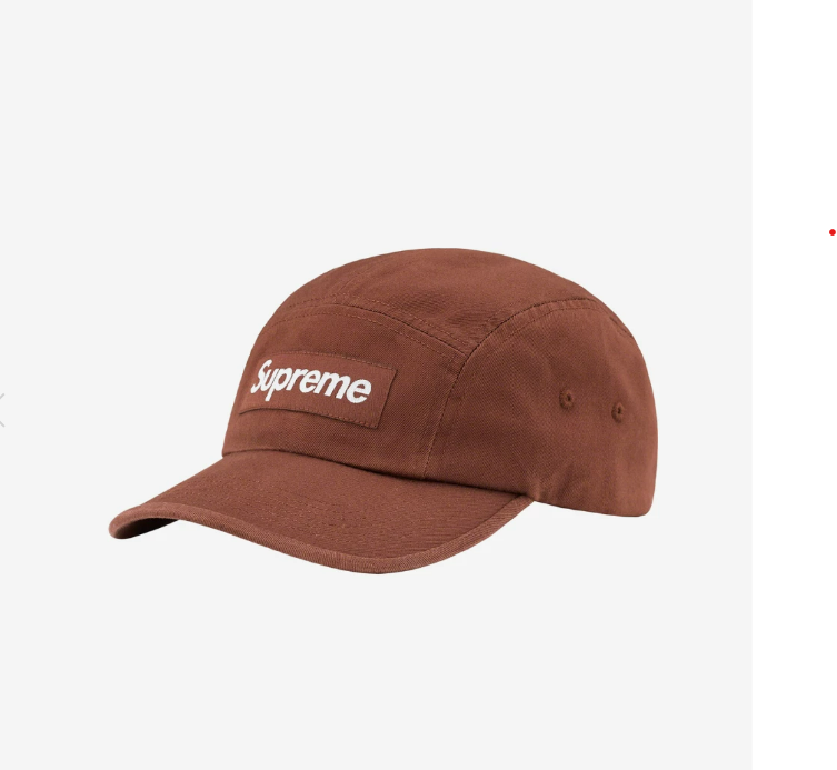  Supreme Washed Chino Twill Camp Cap 