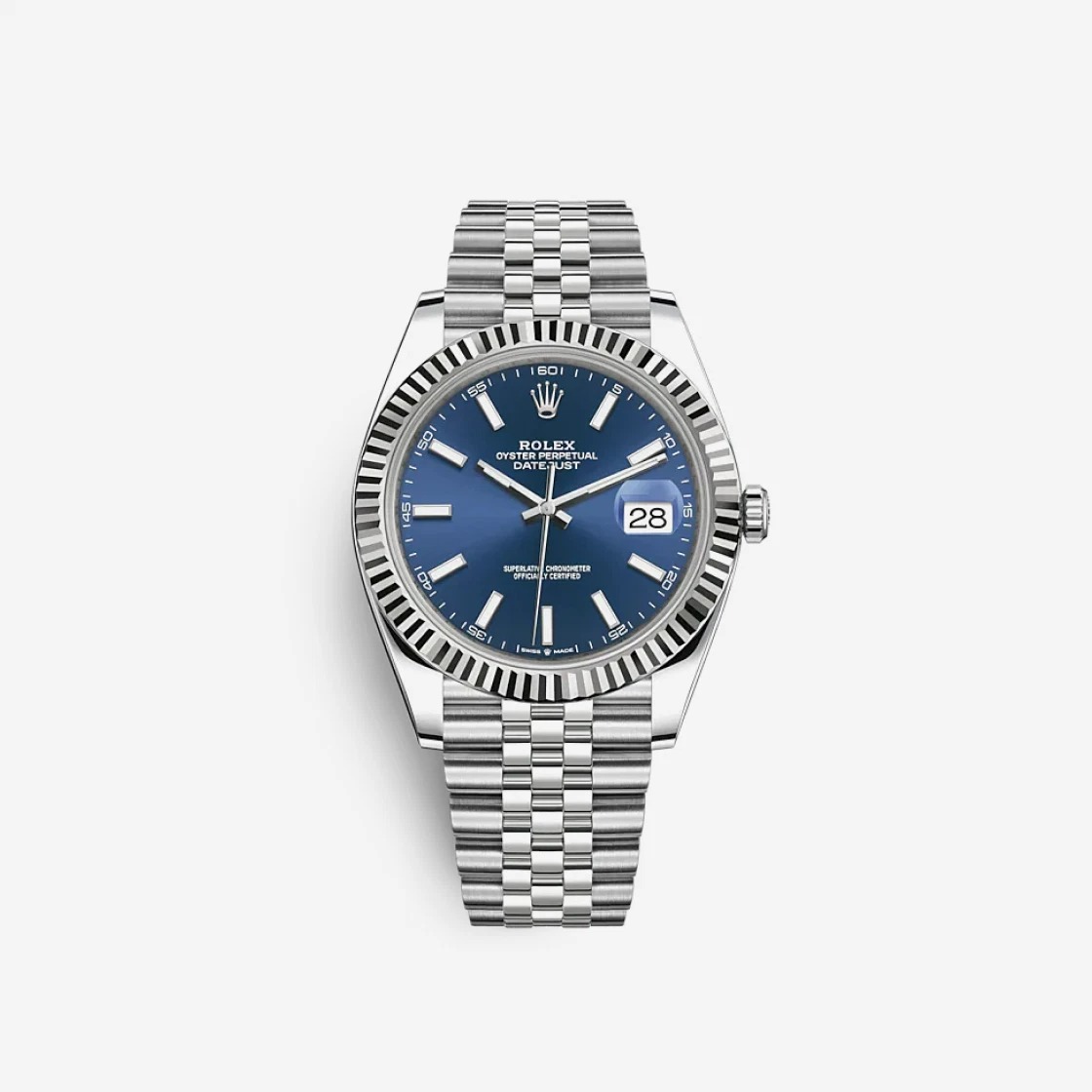 Rolex Datejust 41 Bright Blue 126334 (Fluted/Jubilee)