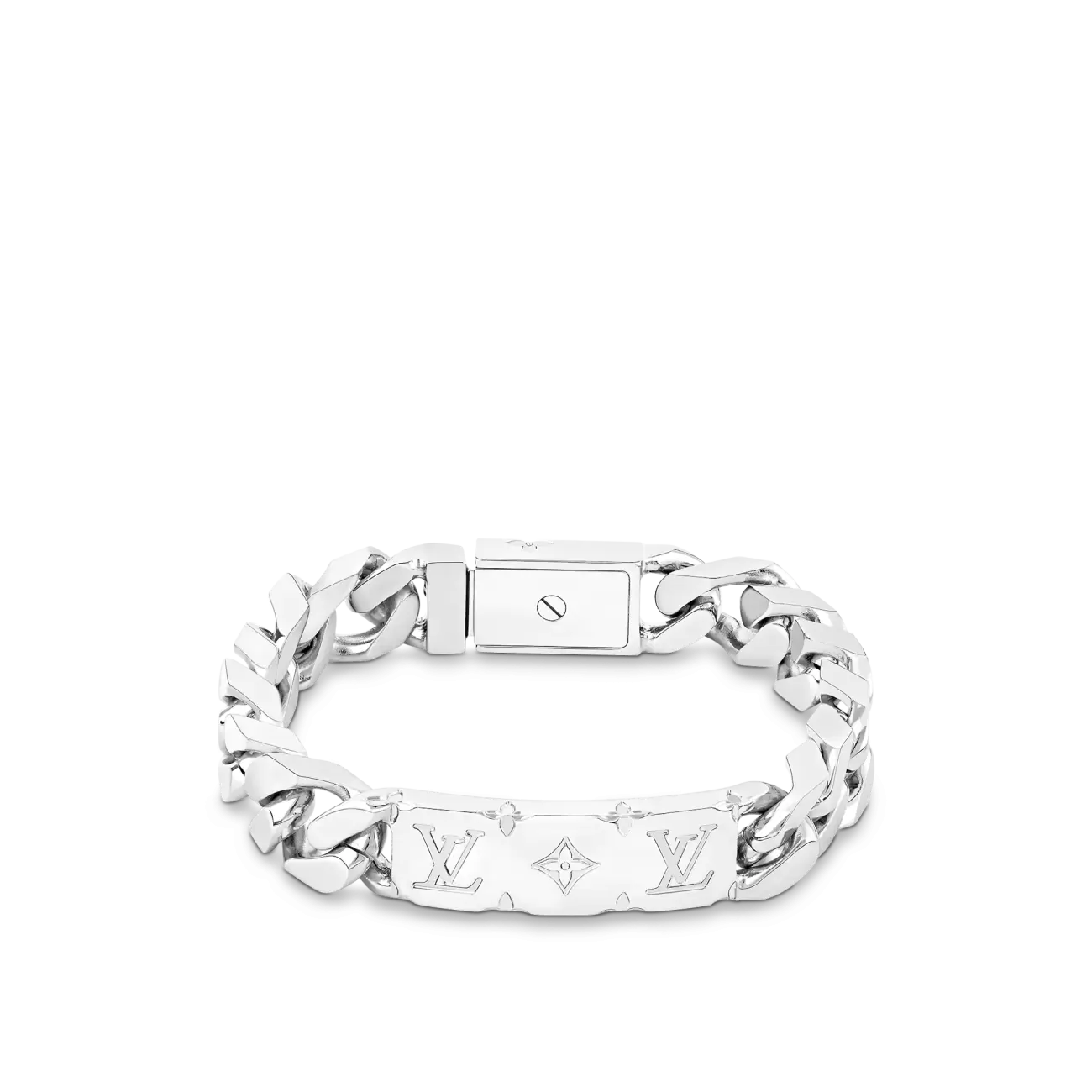 Monogram Chain Bracelet Palladium