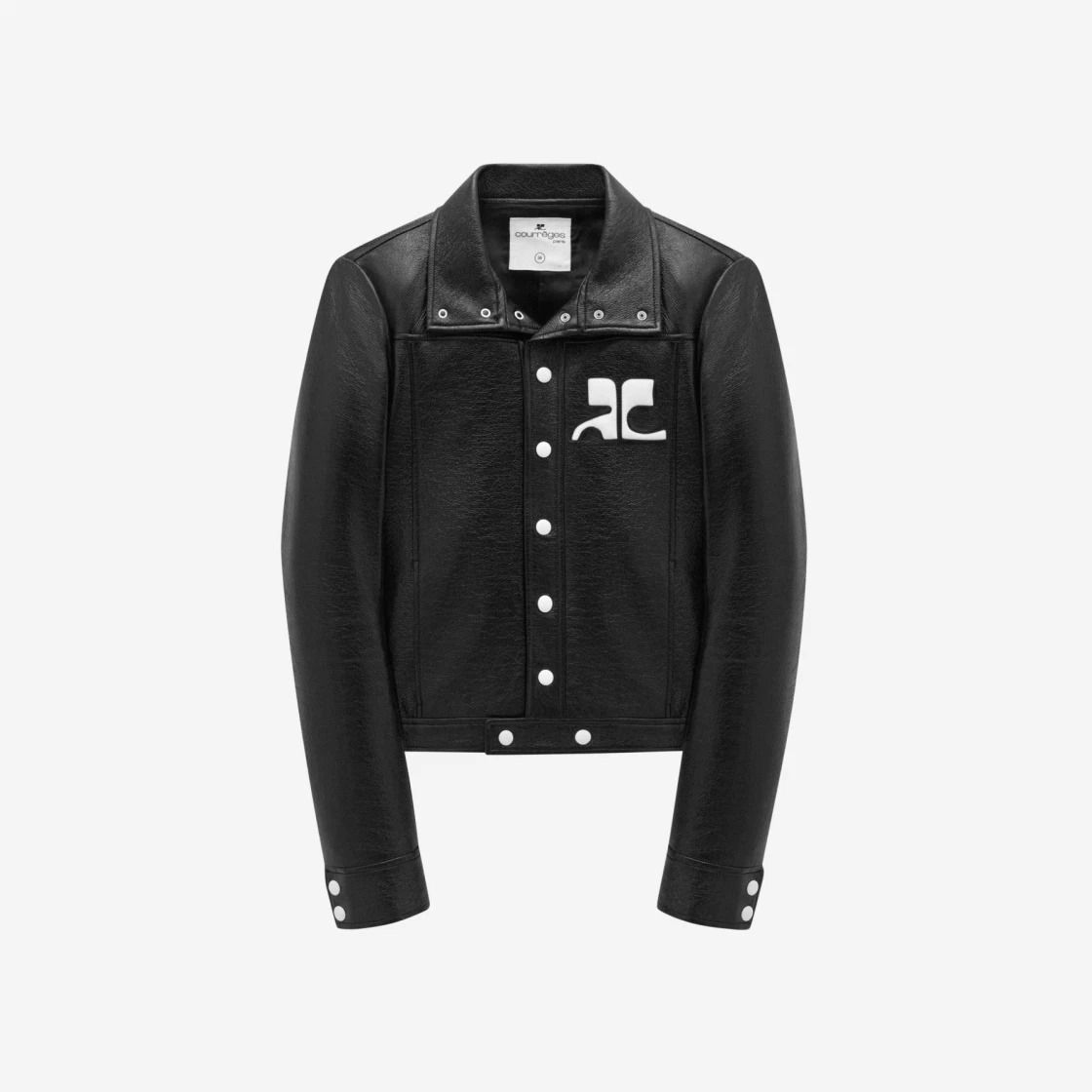 Courreges Reedition Vinyl Jacket Black