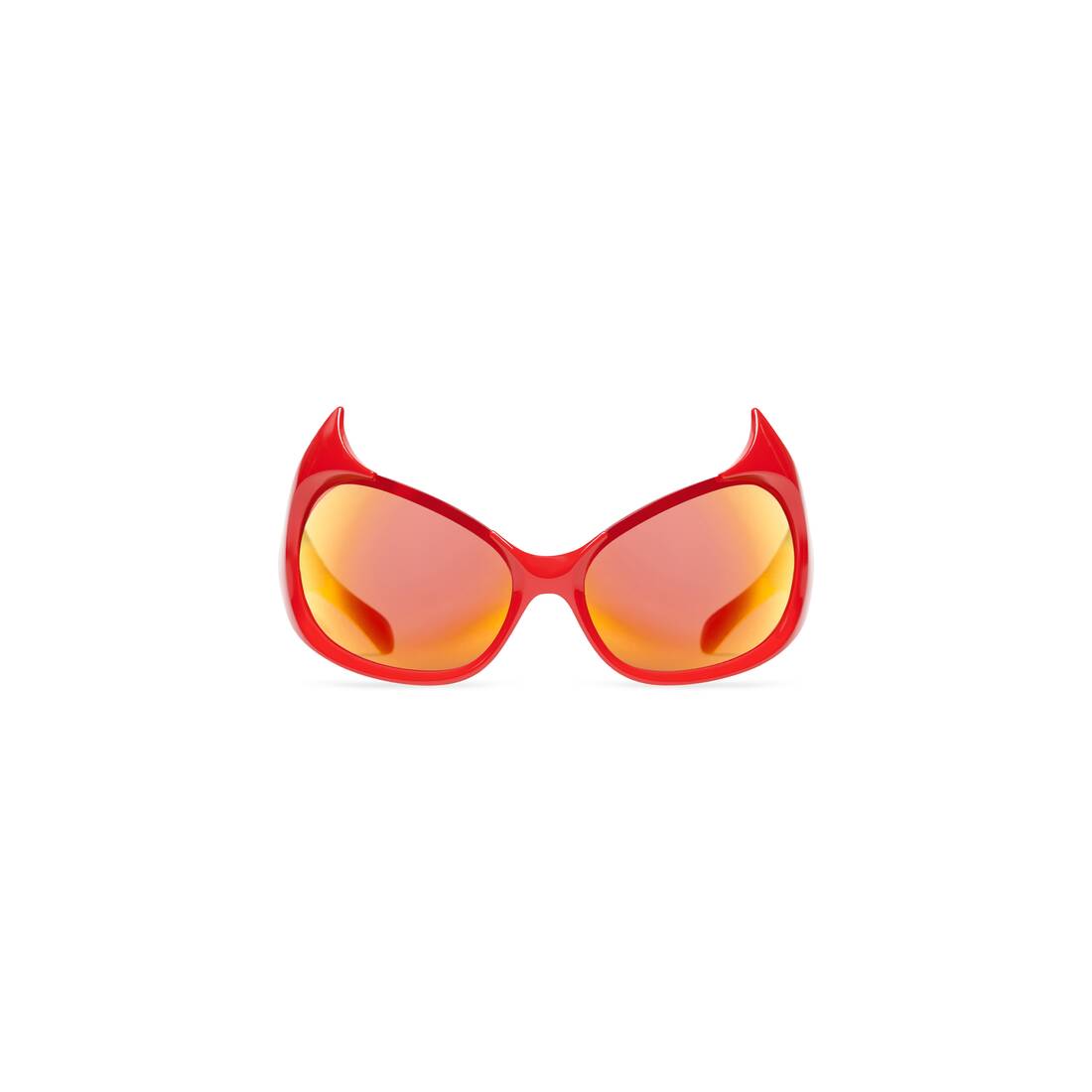  GOTHAM CAT SUNGLASSES IN RED