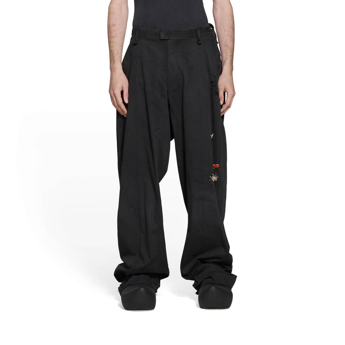  GOTH TAILORED PANTS IN BLACK