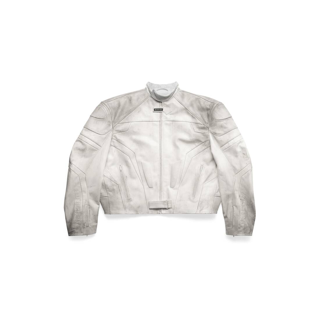  OVERSIZE BIKER JACKET FOR MEN IN WHITE