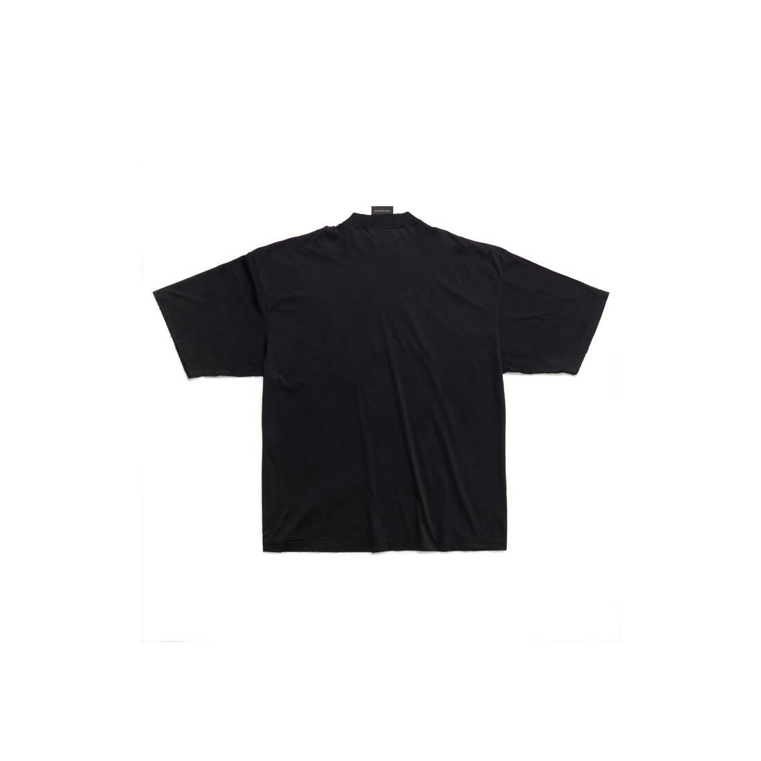 STYLING HOTLINE LARGE FIT T-SHIRT IN FADE BLACK