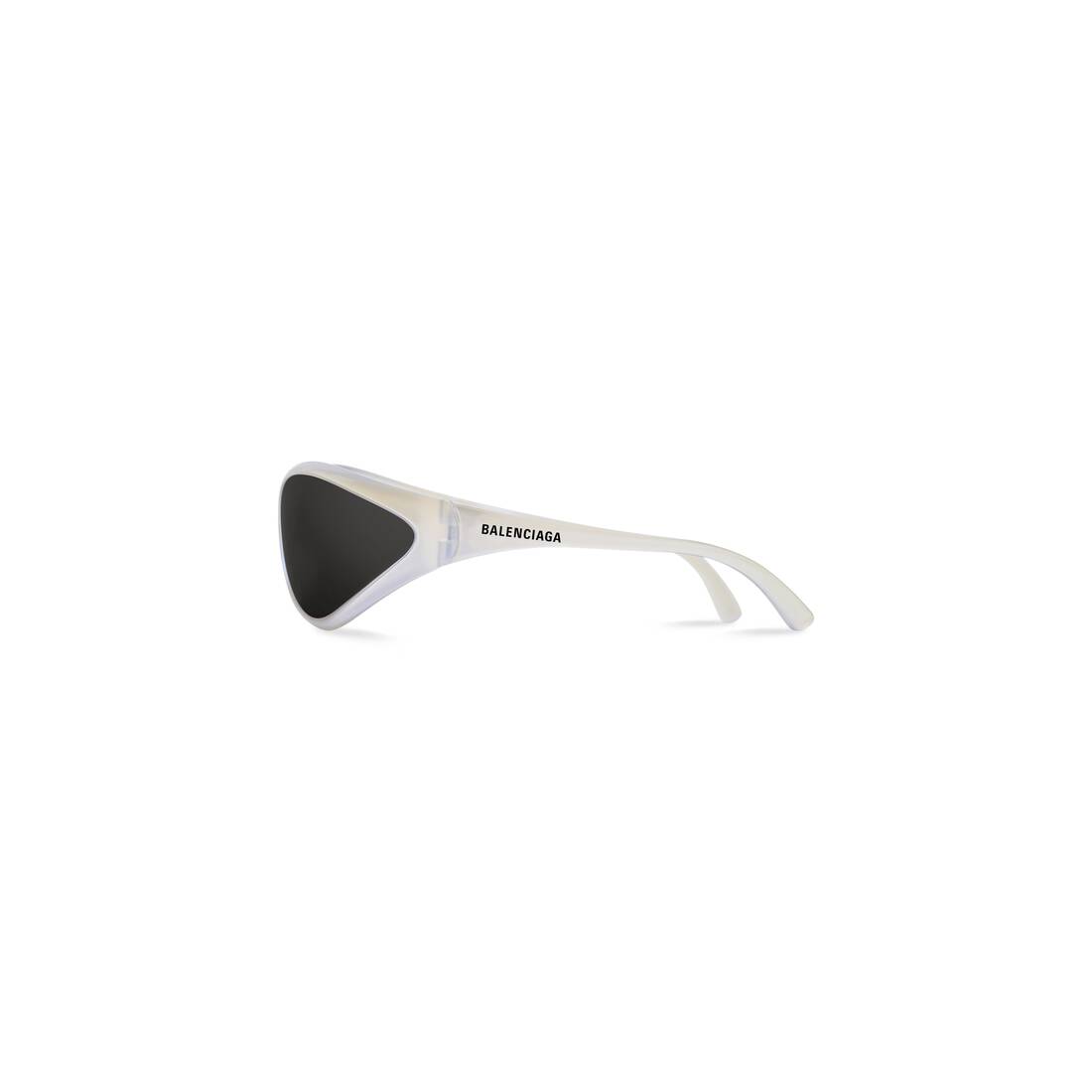  90S OVAL SUNGLASSES IN CRYSTAL