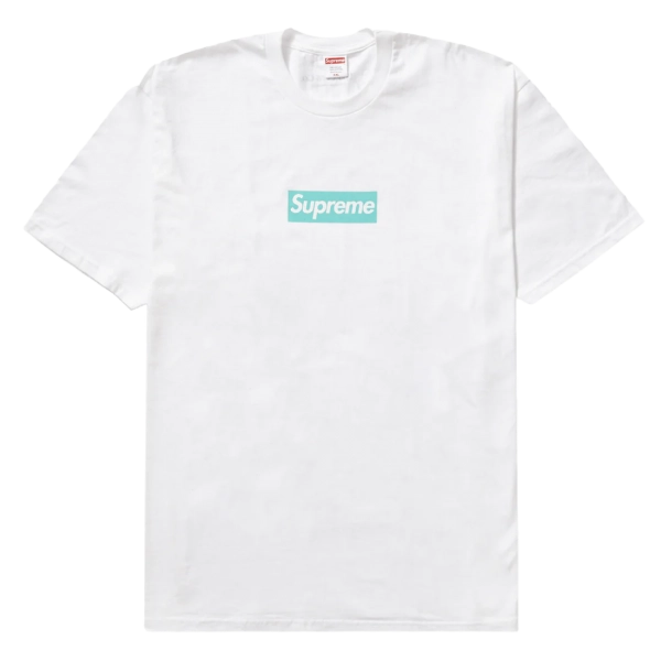 Supreme x Tiffany & Co. Box Logo T-Shirt White 
