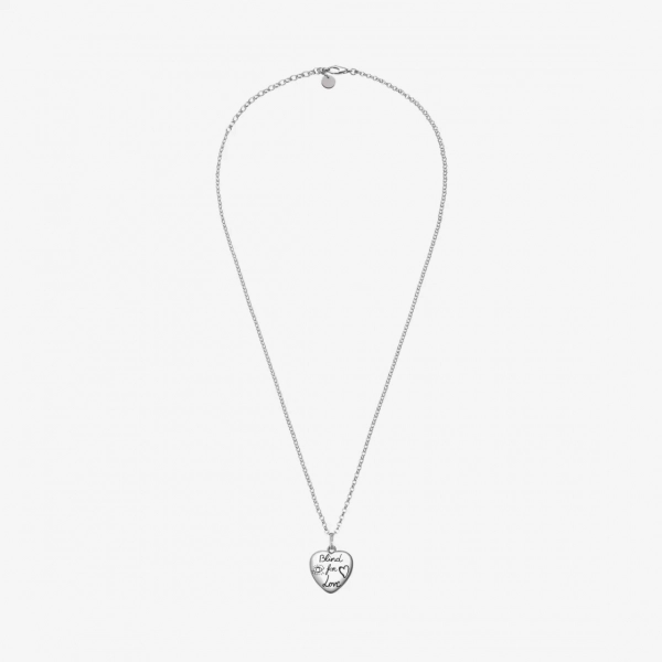 Gucci Blind for Love Necklace Silver