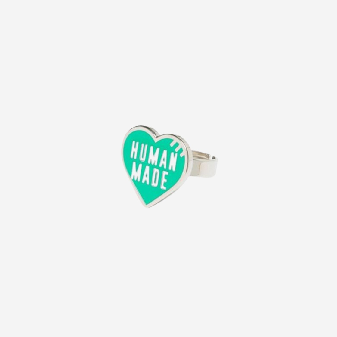 Human Made Heart Ring Green