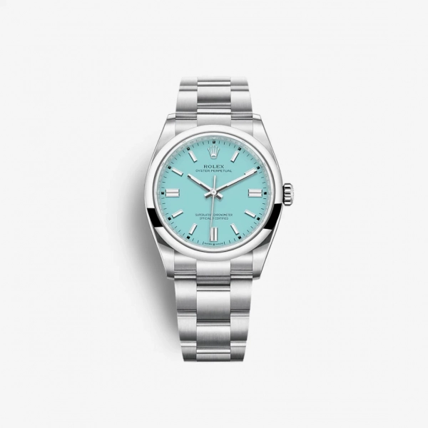 Rolex Oyster Perpetual 36 Turquoise Blue