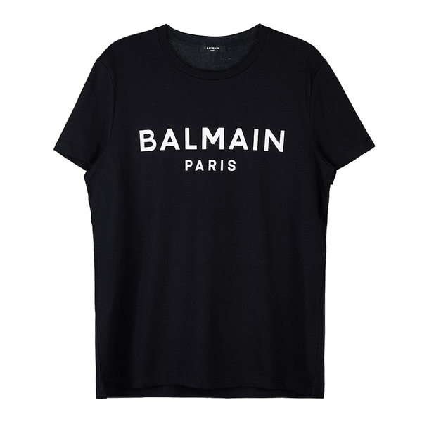 T-shirt en coton imprimé logo Balmain Paris 