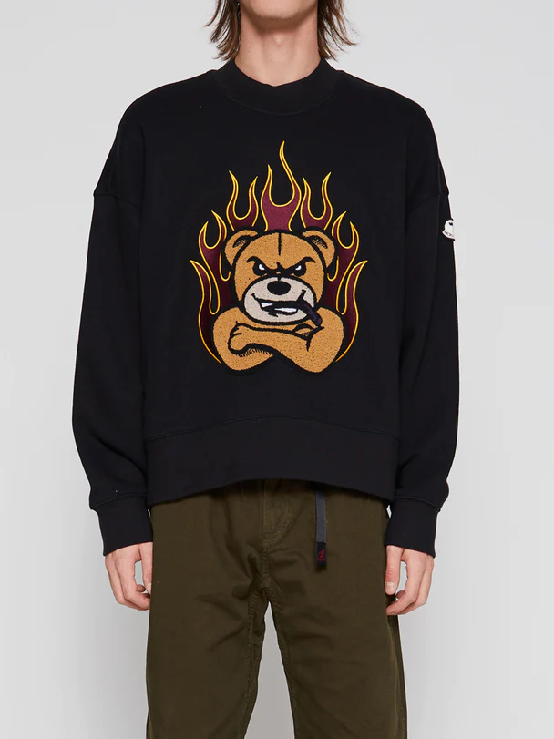 Teddy Sweatshirt in Black