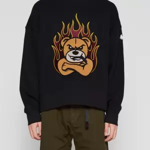 Teddy Sweatshirt in Black