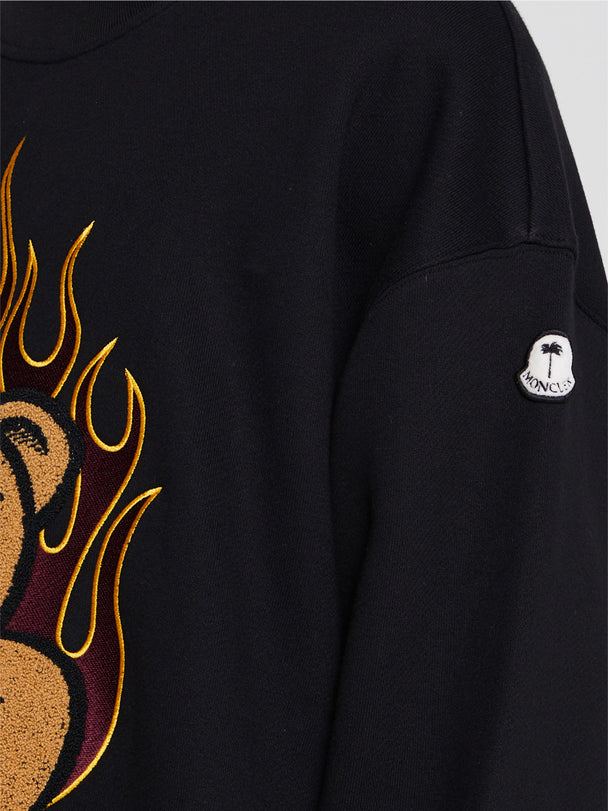 Teddy Sweatshirt in Black