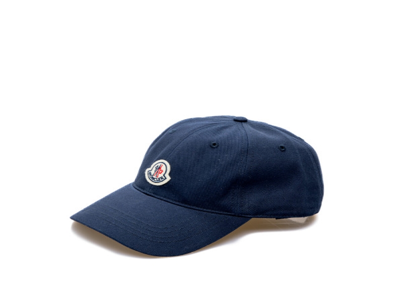 MONCLER BASEBALL CAP BLUE