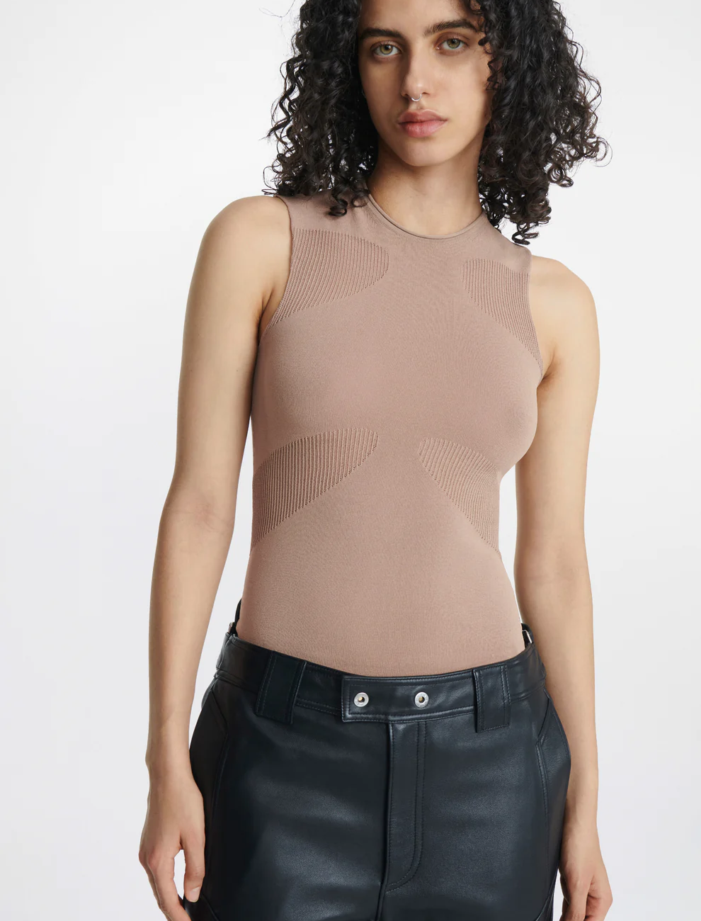 LUCENT BODYWEAR TANK IN BEIGE