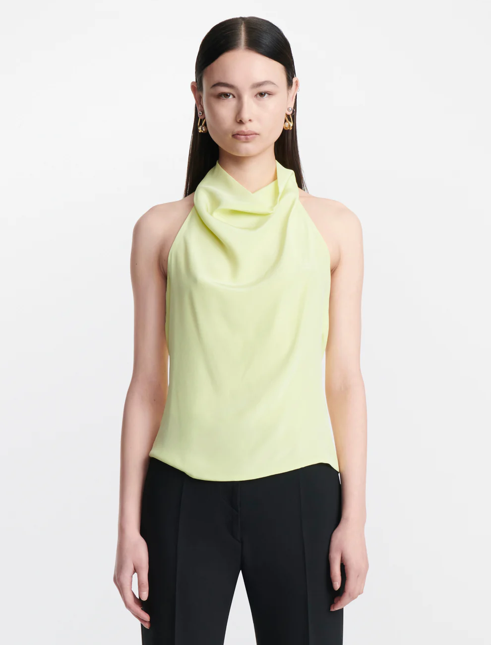 BARBALL COWL NECK TOP