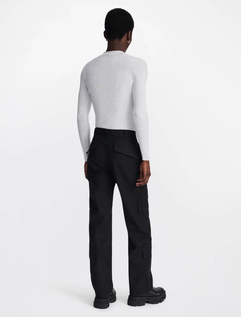 SUSPENDED HARNESS LS IN WHITE