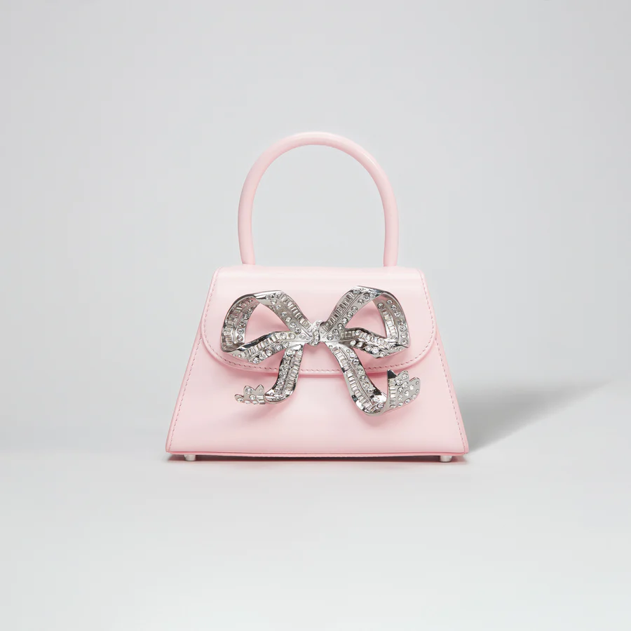 The Bow Mini in Pink with Diamanté