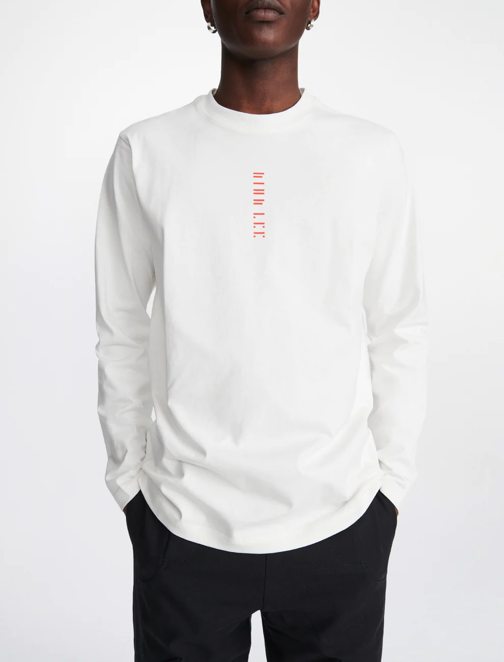LUNAR L/S TEE IN WHITE