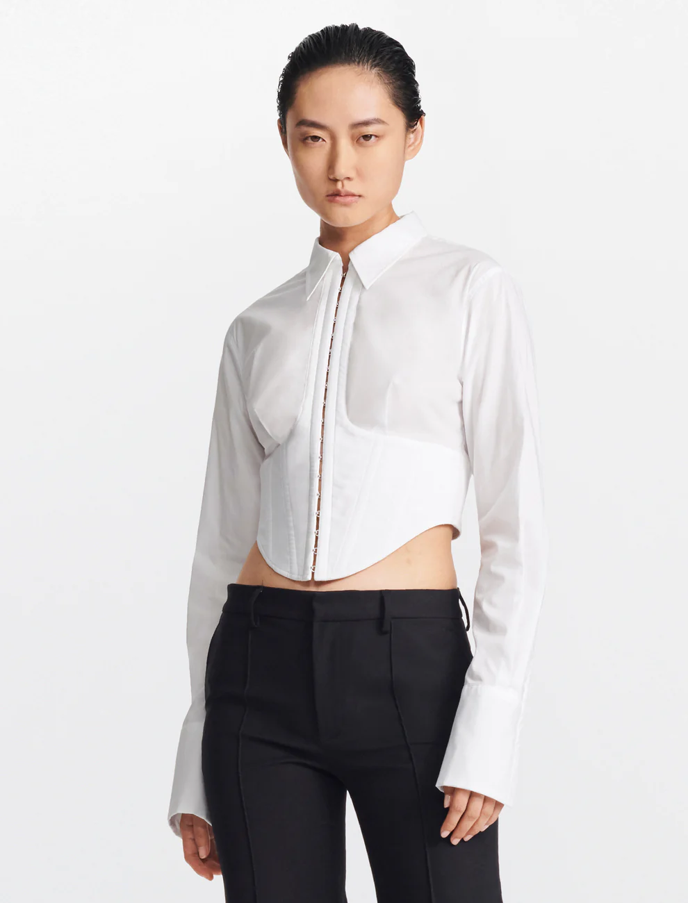 UNDERCORSET SHIRT IN WHITE