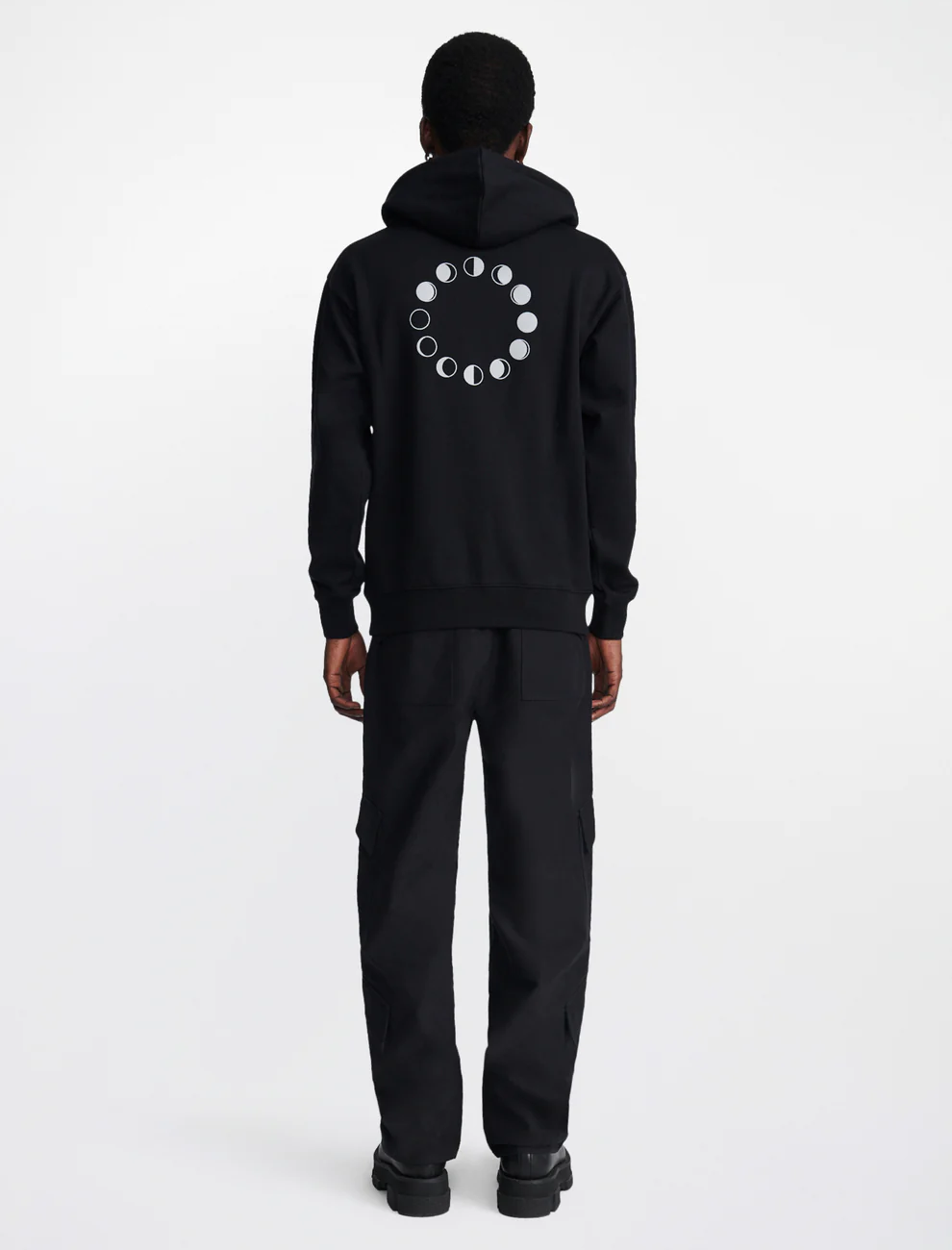 LUNAR HOODIE IN BLACK