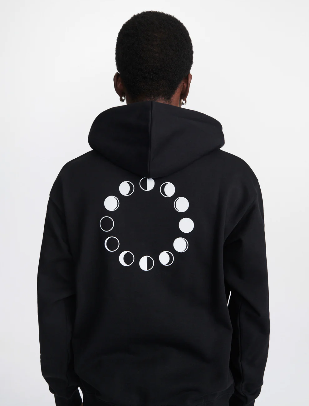 LUNAR HOODIE IN BLACK