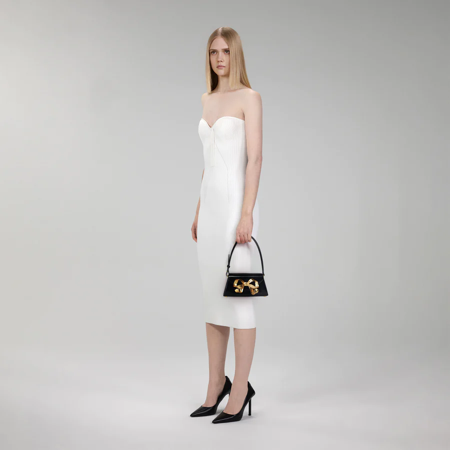 Black Bow Mini Shoulder Bag