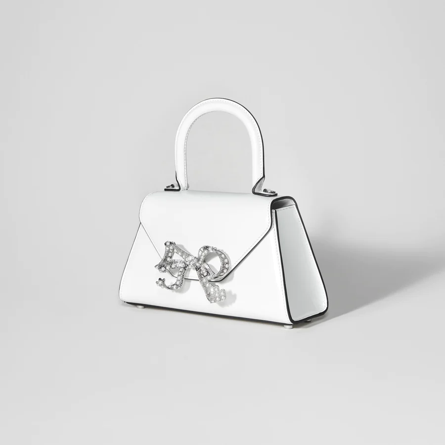 White Bow Envelope Mini Bag